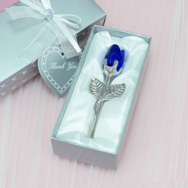 Crystal Rose Ornament